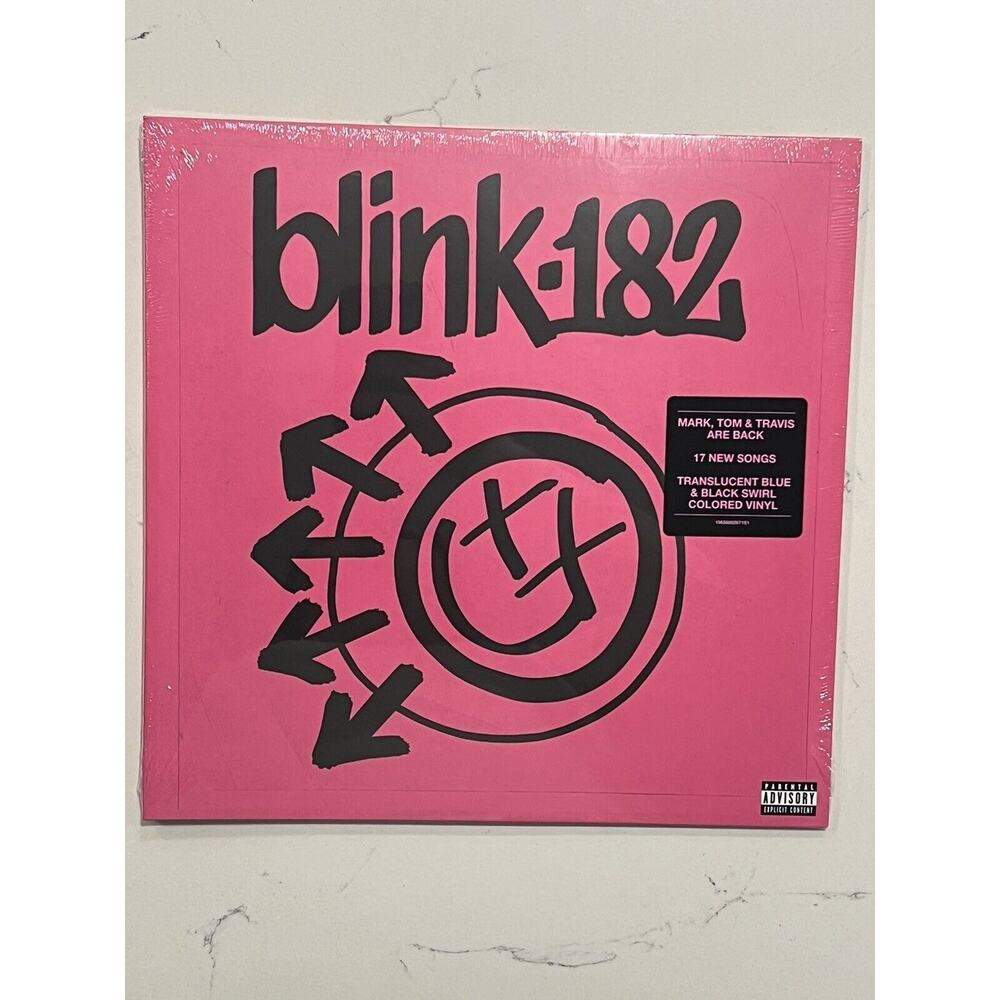 Blink-182 One More Time Limited Edition Blue & Black Swirl Vinyl